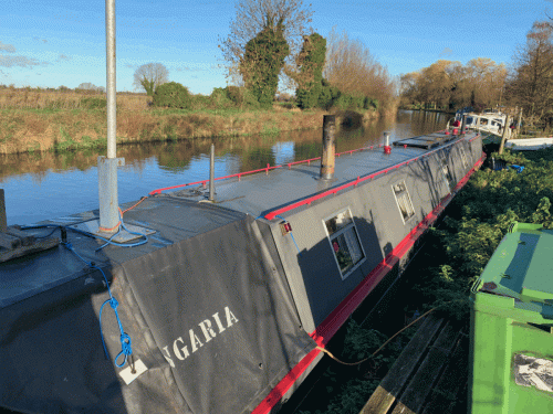00 Berengaria moored in Horningsea